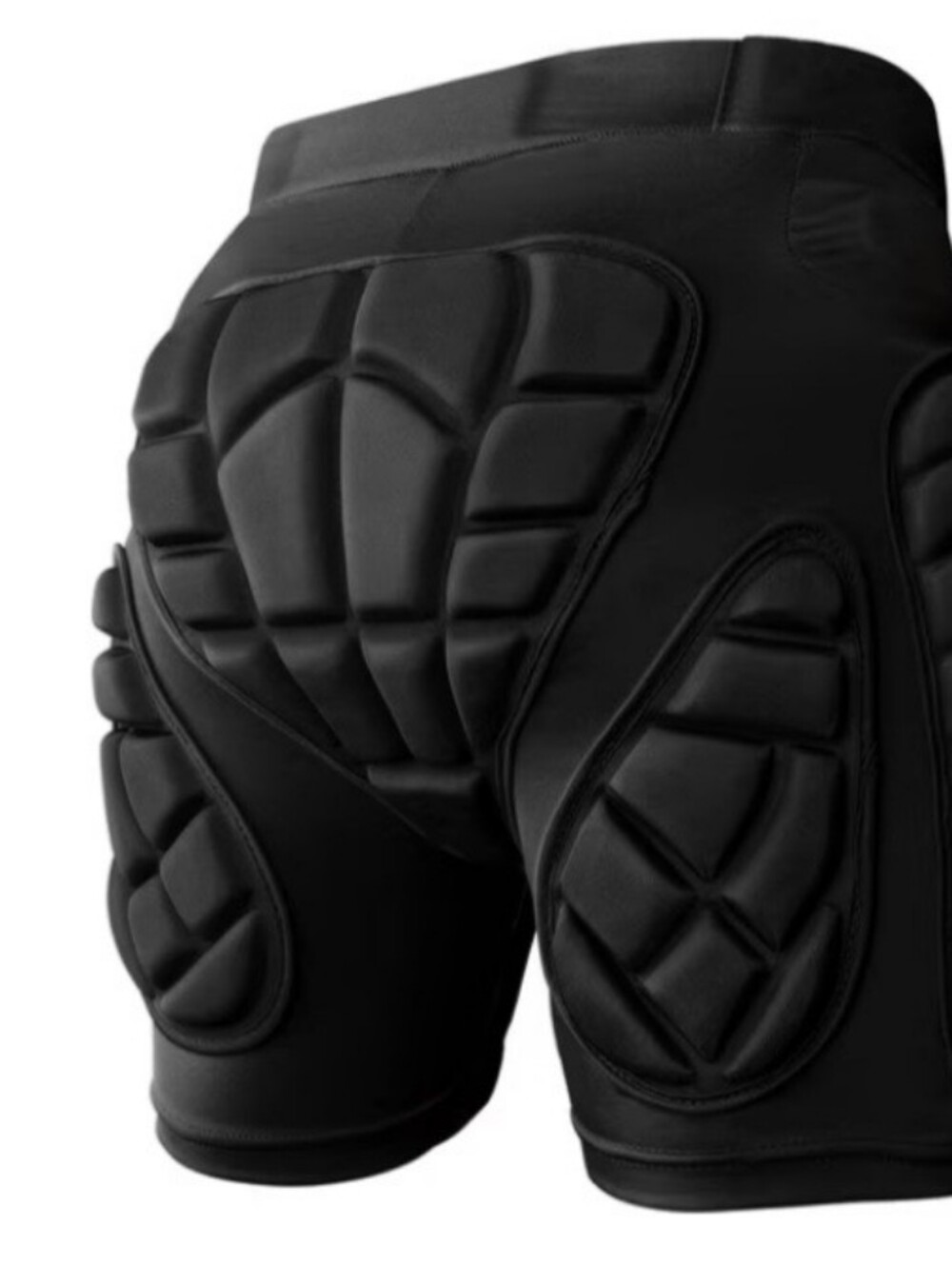Black padded protective shorts size M